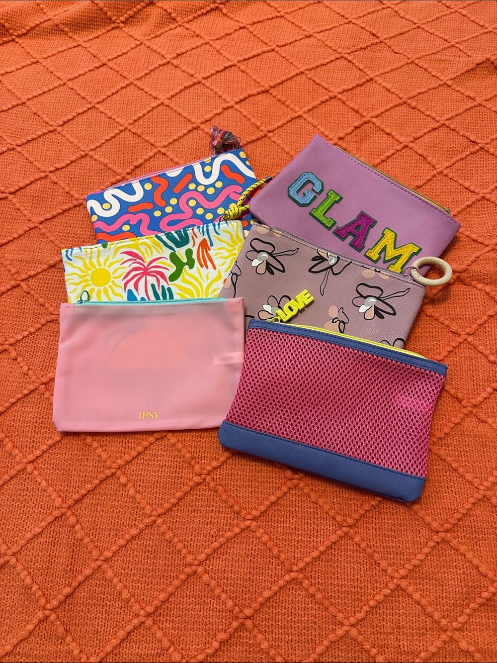 Pink Accessory Pouch – Cute Pink Cosmetic Bag Ipsy